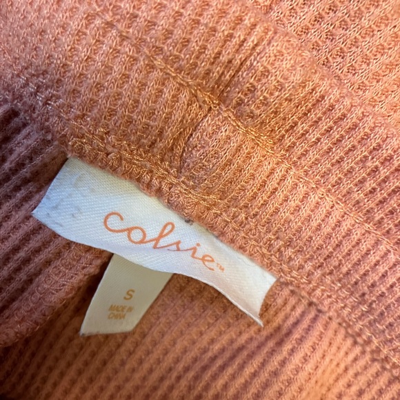 Closie Peach tone Drawstring Women's Shorts - Picture 5 of 7